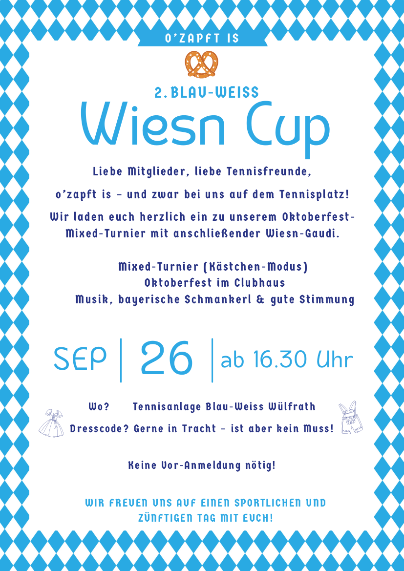 Du betrachtest gerade Saisonabschluss mit dem 2.Wiesn Cup