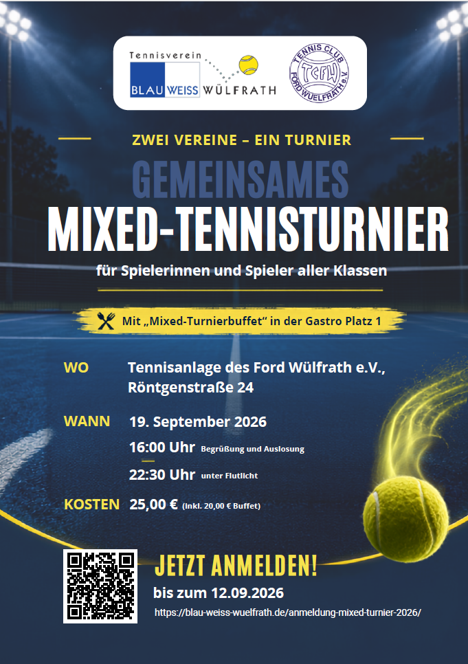 Du betrachtest gerade 2026 – Zwei Vereine – Ein Turnier